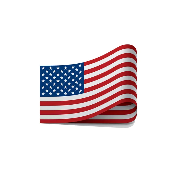 USA Flag isolated — Stock Vector