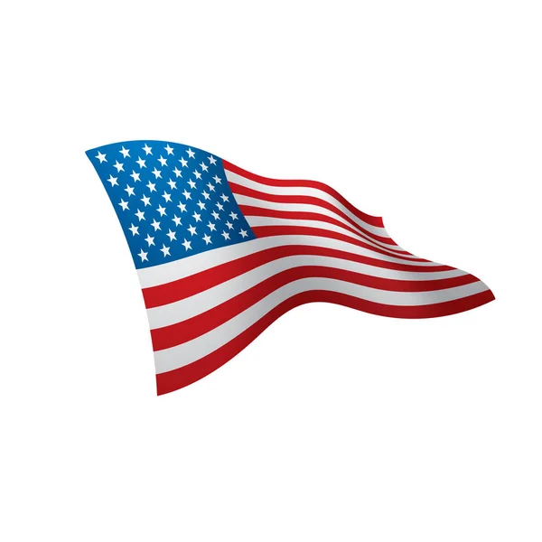 États-Unis Drapeau isolé — Image vectorielle