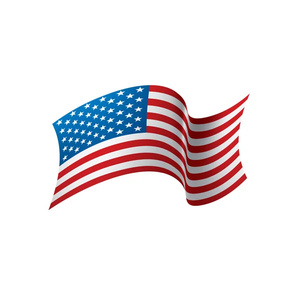 USA zászló elszigetelt — Stock Vector