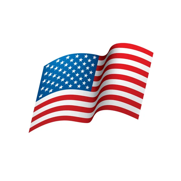 USA Flag isolated — Stock Vector