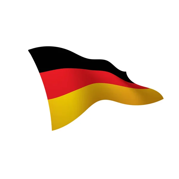 Bandera de Alemania, ilustración vectorial — Vector de stock