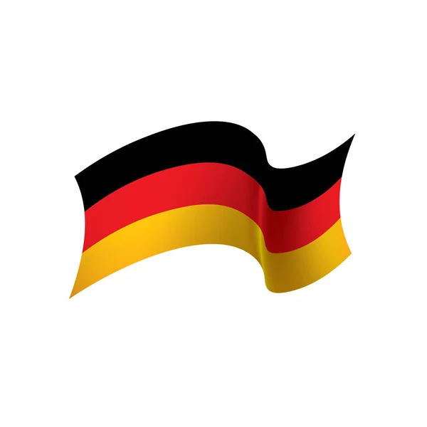 Bandeira da alemanha, ilustração vetorial — Vetor de Stock