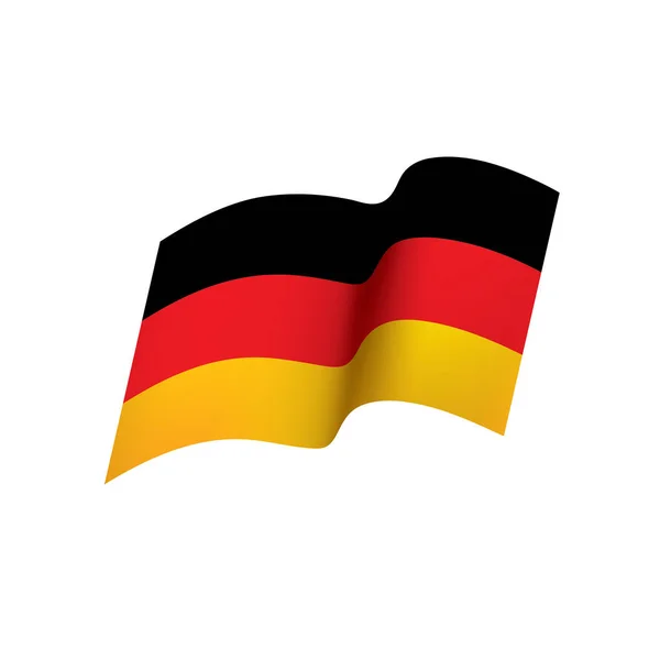 Deutschland Flagge, Vektorabbildung — Stockvektor