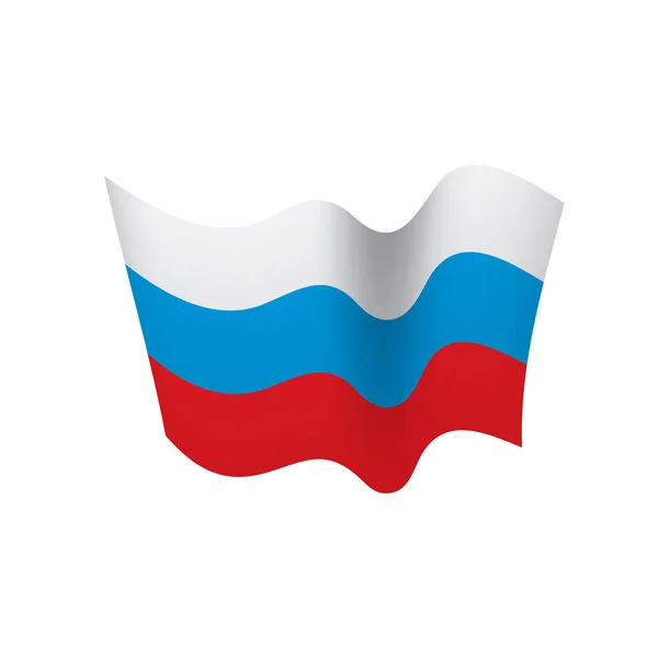 Oroszország zászló, vektor illusztráció — Stock Vector