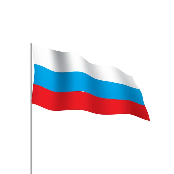 Oroszország zászló, vektor illusztráció — Stock Vector