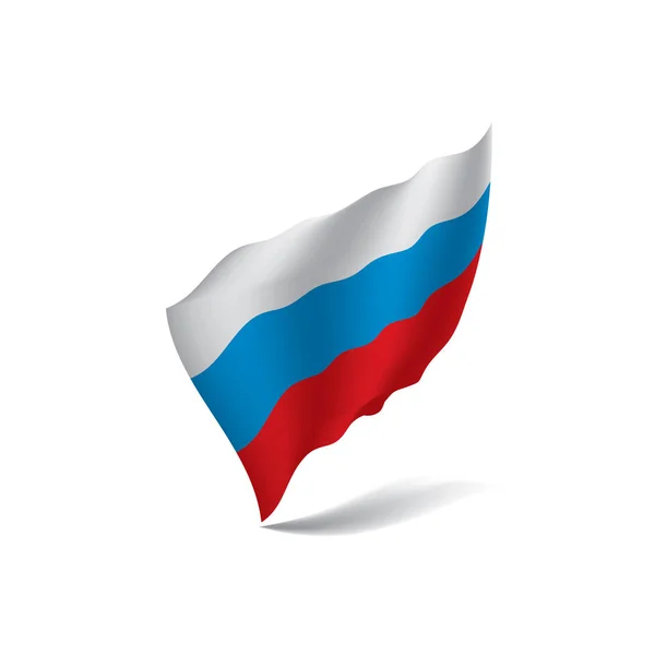 Russia flag, vector illustration — Stock Vector