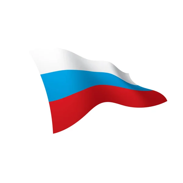 Russia flag, vector illustration — Stock Vector