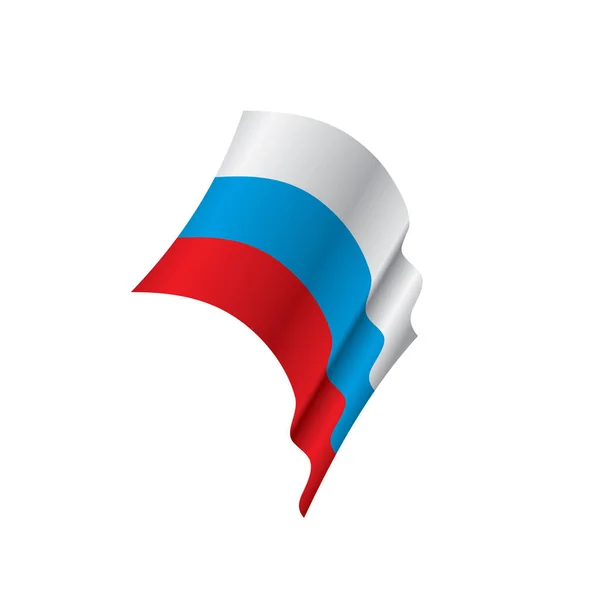 Russland-Fahne, Vektor-Illustration — Stockvektor