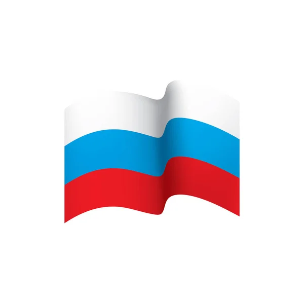 Russia flag, vector illustration — Stock Vector