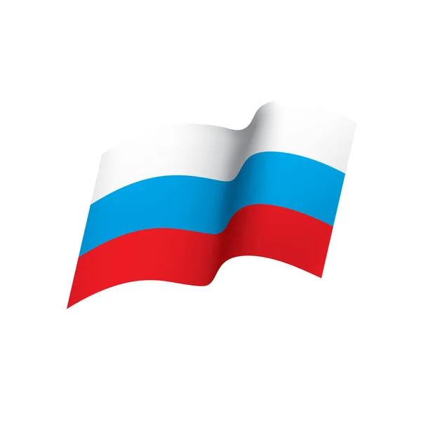 Russia flag, vector illustration — Stock Vector