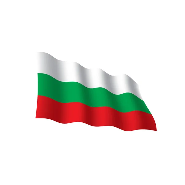 Bulgarische Flagge, Vektorillustration — Stockvektor