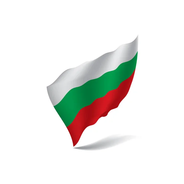 Bulgarien flagga, vektor illustration — Stock vektor