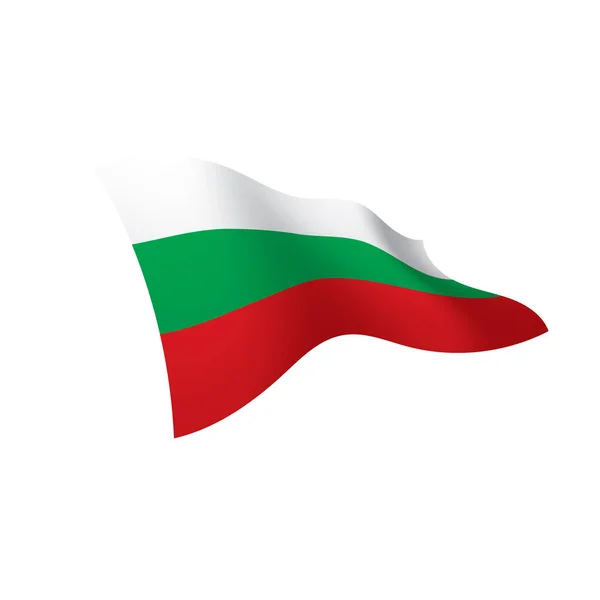 Bandera de Bulgaria, vector de ilustración — Archivo Imágenes Vectoriales