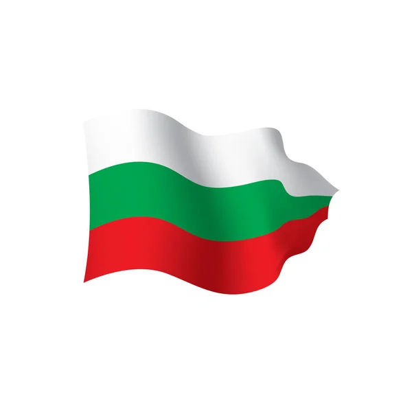 Bulgarische Flagge, Vektorillustration — Stockvektor