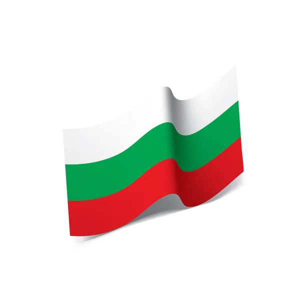 Vlag van Bulgarije, vectorillustratie — Stockvector