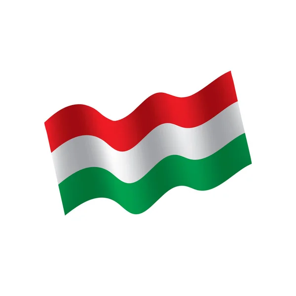 Флаг Венгрии, векторная иллюстрация — стоковый вектор