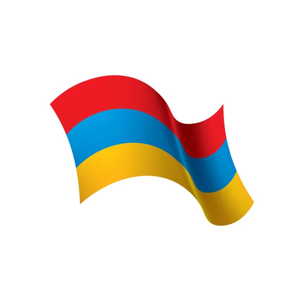 Armenien flagga, vektor illustration — Stock vektor