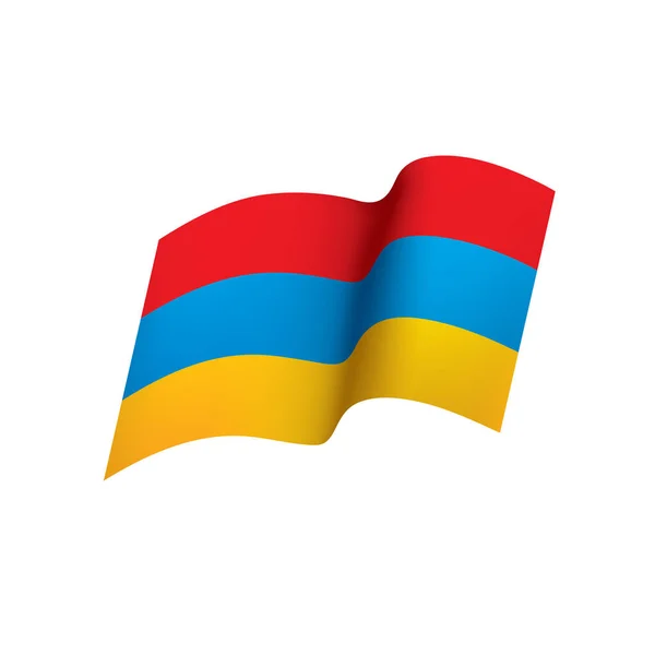 Флаг Армении, векторная иллюстрация — стоковый вектор