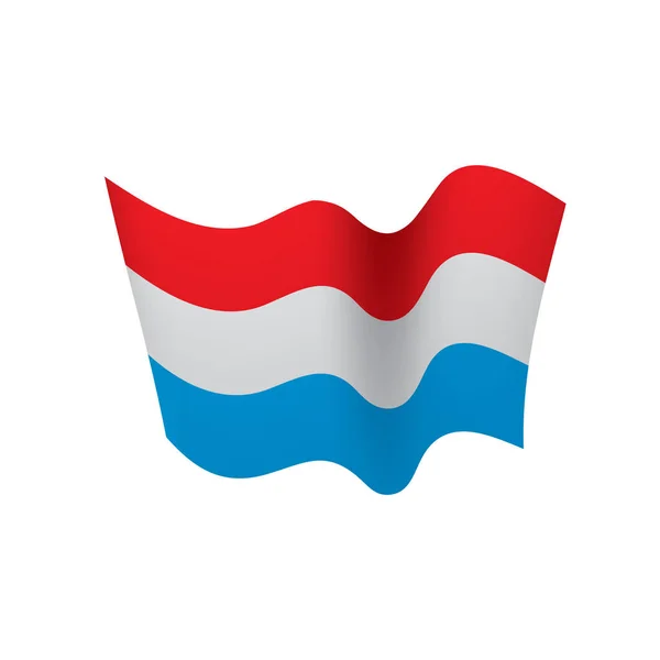 Bandeira da Holanda, ilustração vetorial — Vetor de Stock