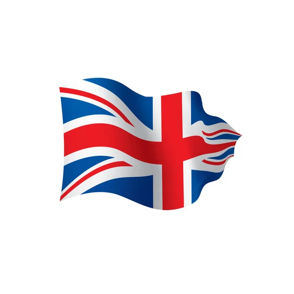 Flagga i Förenade kungariket, vektorgrafik — Stock vektor