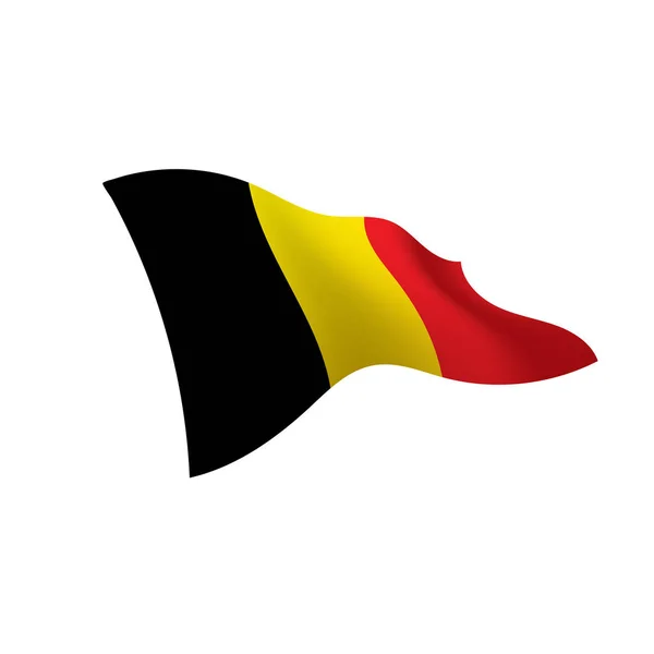 Drapeau de Belgique, illustration vectorielle — Image vectorielle