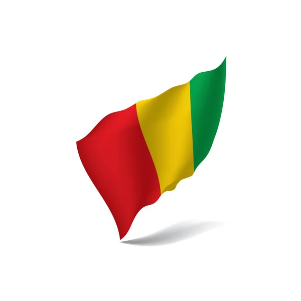 Bandera de Guinea, ilustración vectorial — Vector de stock
