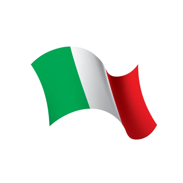 Italië vlag, vector illustratie — Stockvector