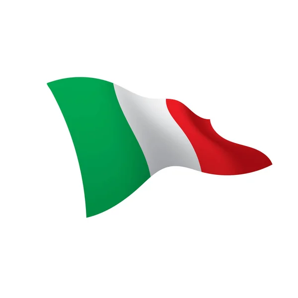 イタリア国旗ベクトルイラスト — ストックベクタ