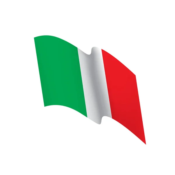 Italië vlag, vector illustratie — Stockvector