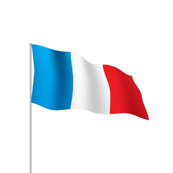 Frankrike flagga, vektor illustration — Stock vektor