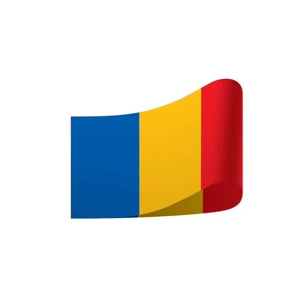 Bandeira do Chade, ilustração vetorial —  Vetores de Stock