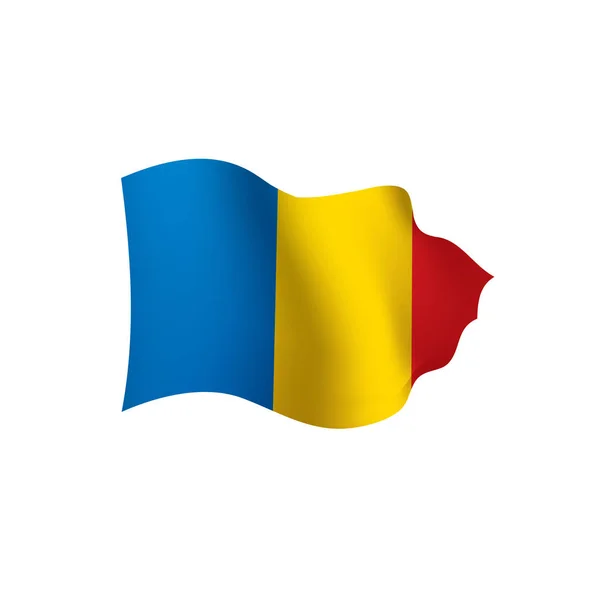 Bandeira do Chade, ilustração vetorial —  Vetores de Stock