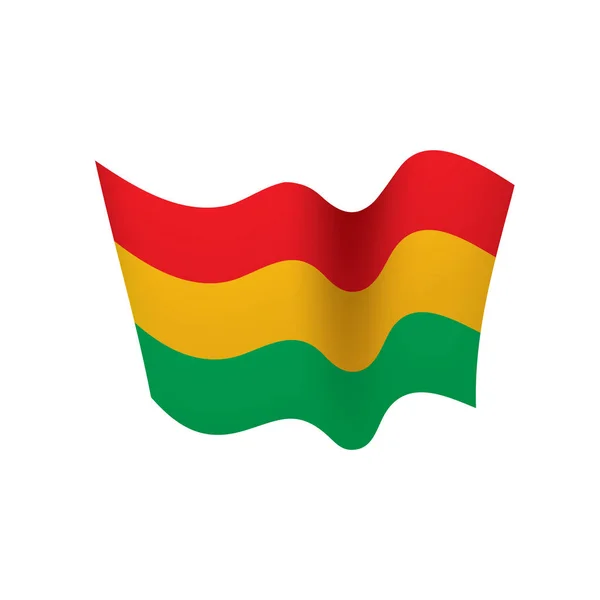 Bolivia vlag, vector illustratie — Stockvector