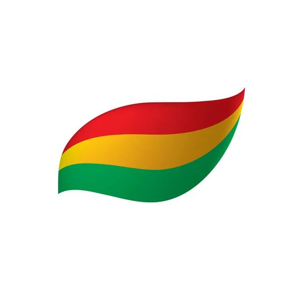 Bandera de Bolivia, vector de ilustración — Vector de stock