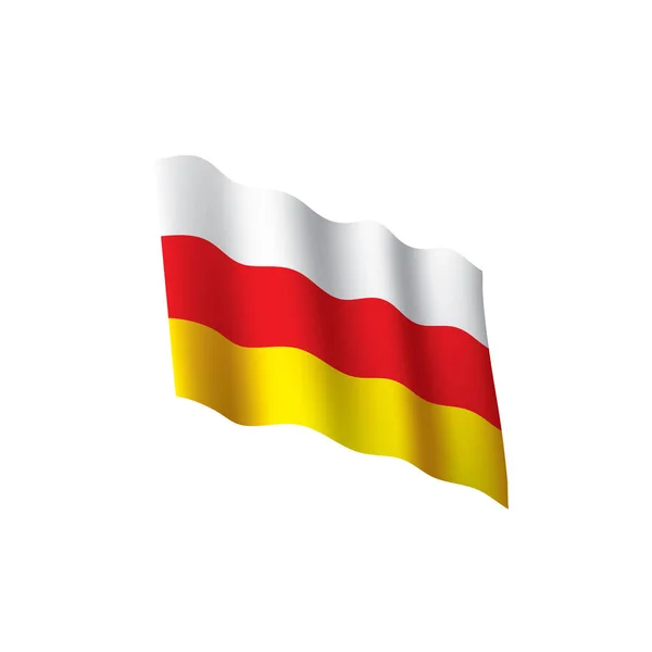 South Ossetia flag, vector illustration — Stock Vector