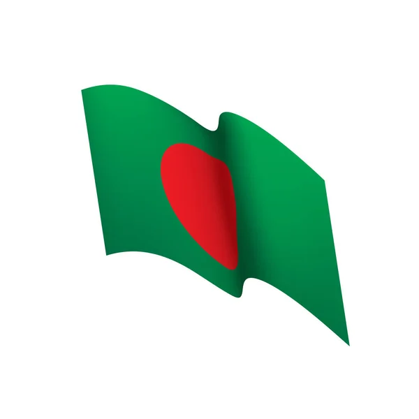 Bandera de Bangladesh, ilustración vectorial — Archivo Imágenes Vectoriales