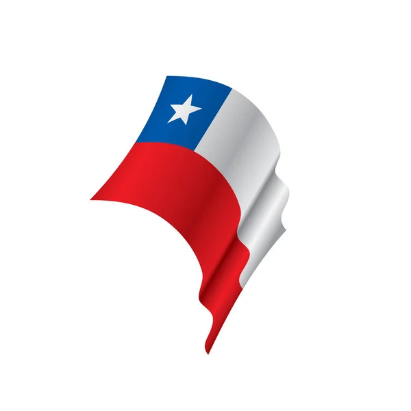 Flaga Chile, ilustracja wektora — Wektor stockowy