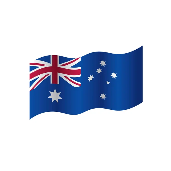 Australia flag, vector illustration — Stock Vector