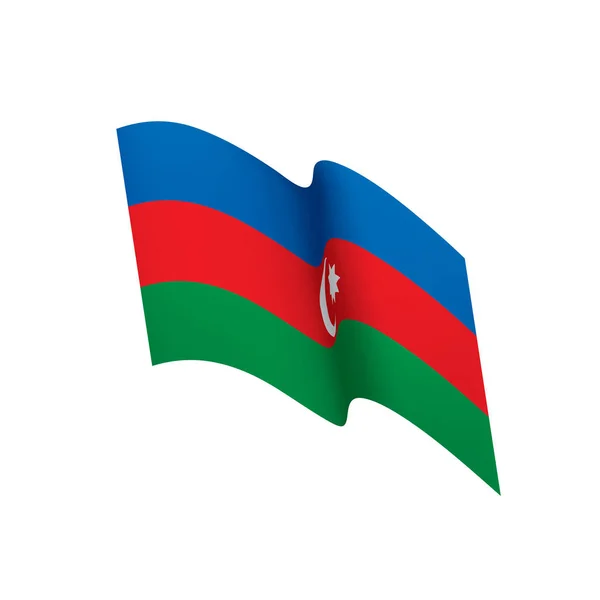 Bandera de Azerbaiyán, ilustración vectorial — Vector de stock