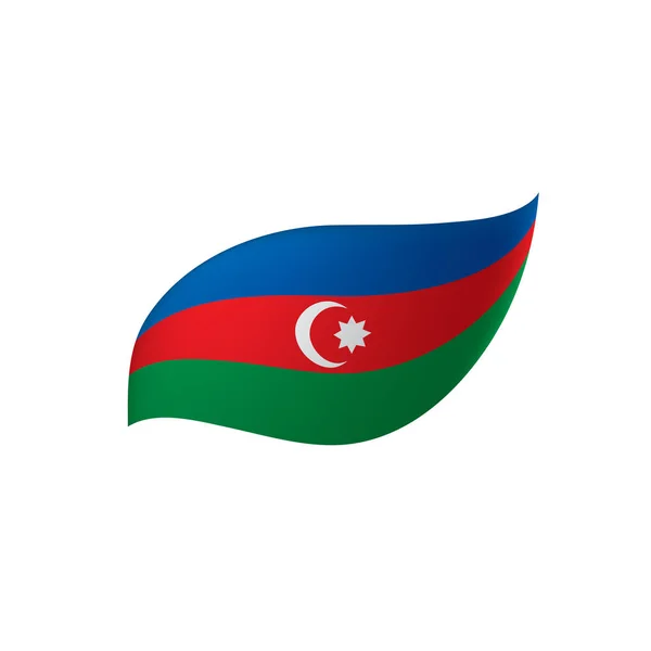 Bandera de Azerbaiyán, ilustración vectorial — Vector de stock