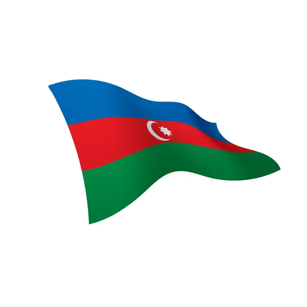 Bandera de Azerbaiyán, ilustración vectorial — Vector de stock