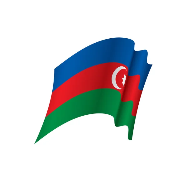 Bandera de Azerbaiyán, ilustración vectorial — Vector de stock