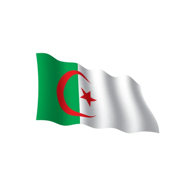 Drapeau Algérie, illustration vectorielle — Image vectorielle