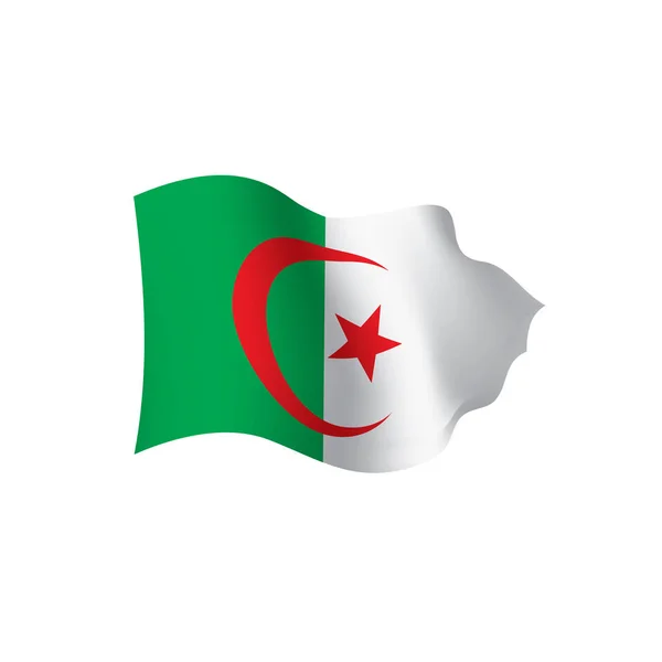 Drapeau Algérie, illustration vectorielle — Image vectorielle