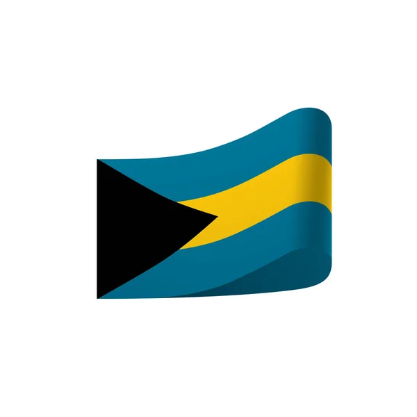 Bandeira das Bahamas, ilustração vetorial —  Vetores de Stock