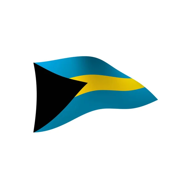 Bandeira das Bahamas, ilustração vetorial —  Vetores de Stock