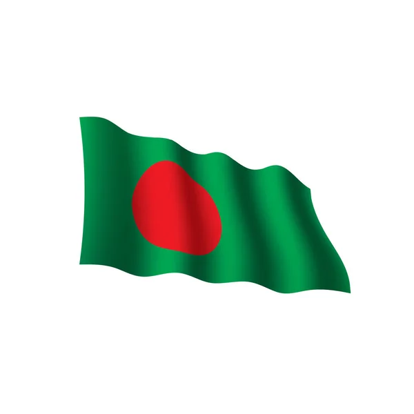 Bandera de Bangladesh, ilustración vectorial — Vector de stock