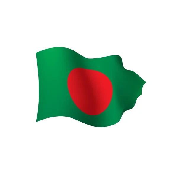 Banladesh flagga, vektor illustration — Stock vektor
