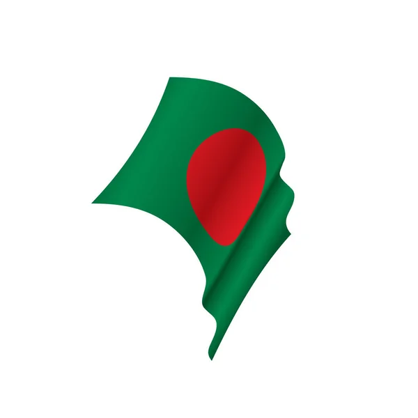 Banladesh flagga, vektor illustration — Stock vektor