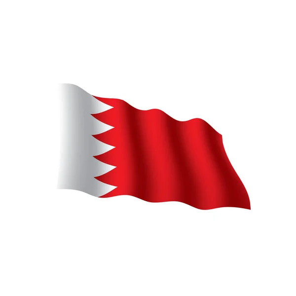 Drapeau Bahreïn, illustration vectorielle — Image vectorielle